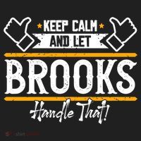 Brooks Keep Calm And Let Brooks Handle That Cute Gift Hat thumb 2