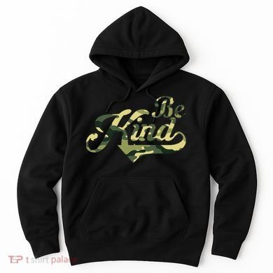 Be Kind Camouflage Anti Bullying Awareness Kindness Hoodie
