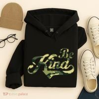 Be Kind Camouflage Anti Bullying Awareness Kindness Hoodie thumb 4