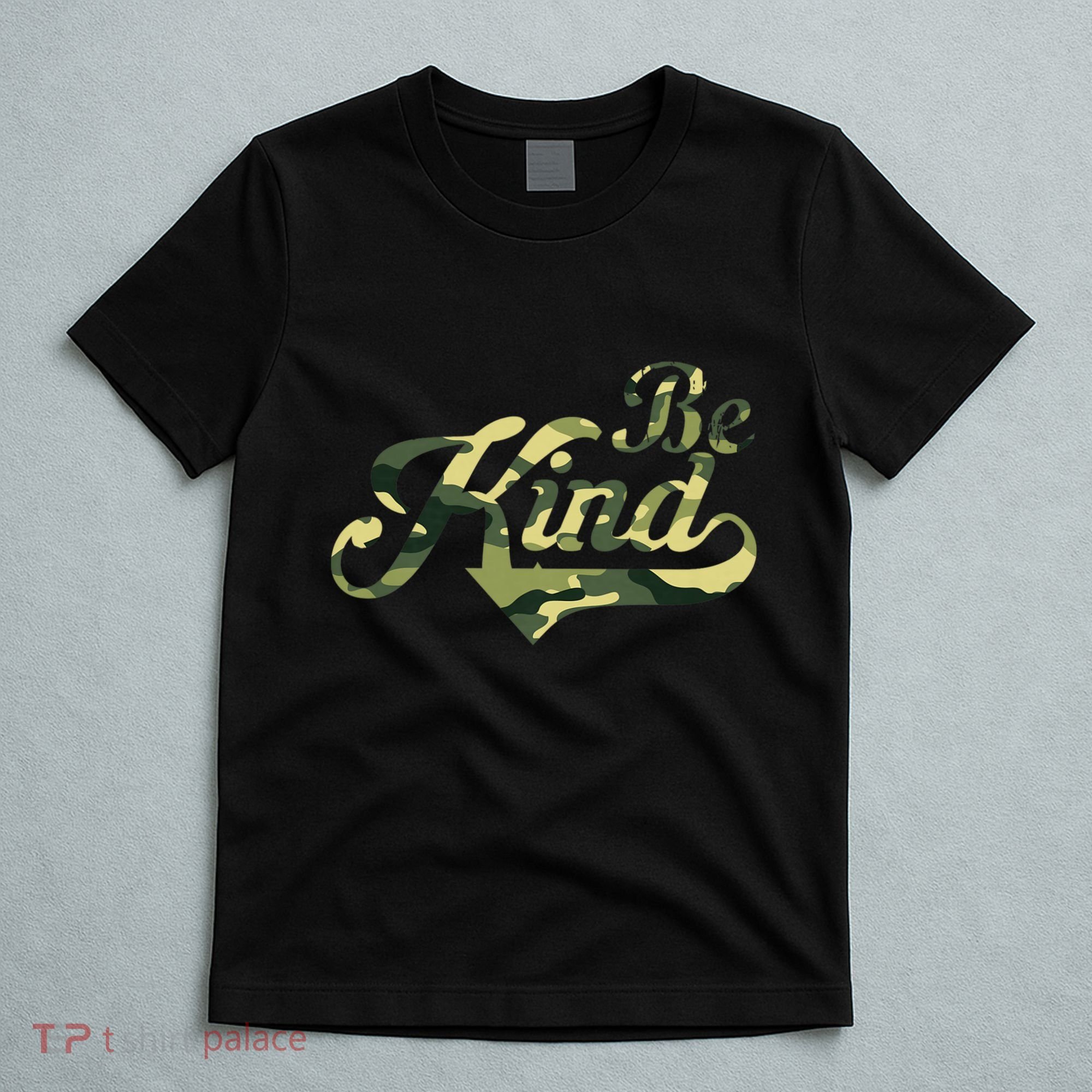 Be Kind Camouflage Anti Bullying Awareness Kindness T-Shirt