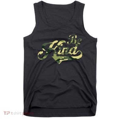 Be Kind Camouflage Anti Bullying Awareness Kindness Tank Top