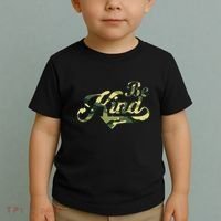 Be Kind Camouflage Anti Bullying Awareness Kindness Toddler T-Shirt thumb 2