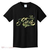 Be Kind Camouflage Anti Bullying Awareness Kindness Kids T-Shirt thumb 0