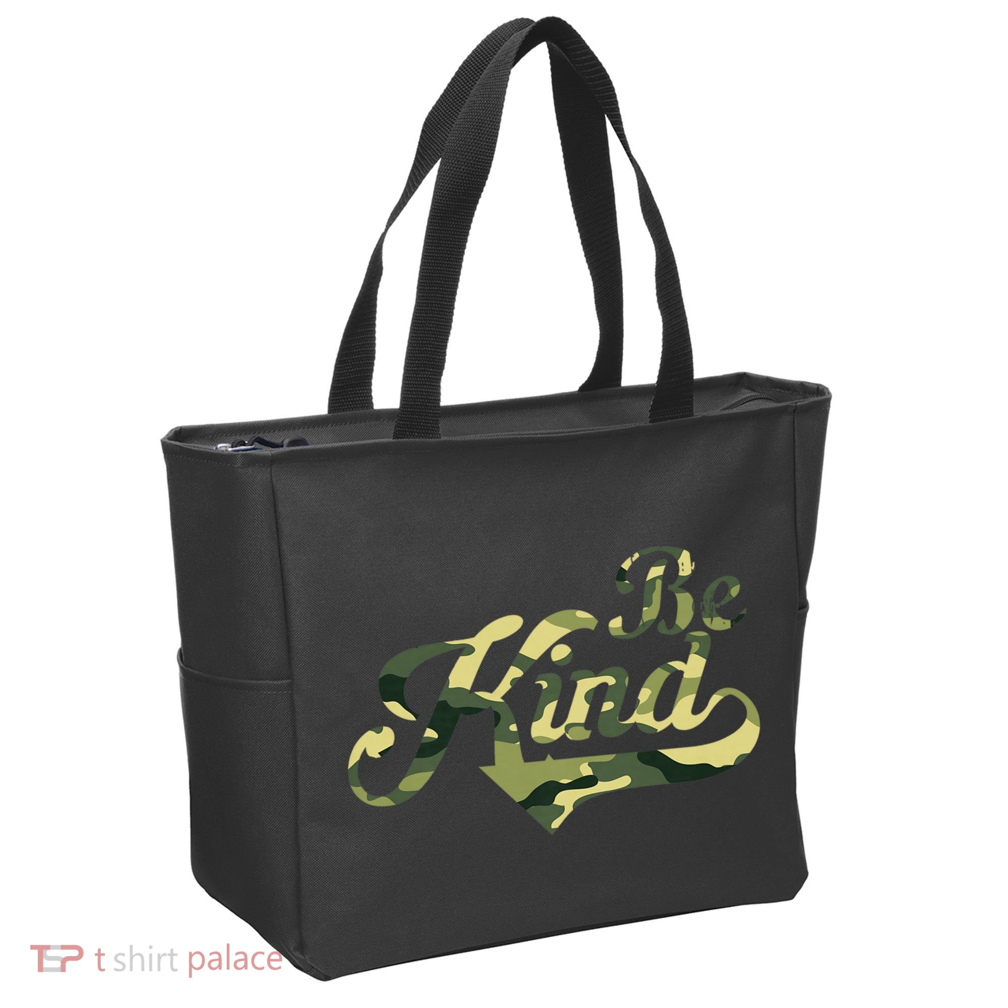 Be Kind Camouflage Anti Bullying Awareness Kindness Tote Bag
