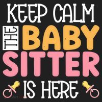Babysitter Keep Calm The Sitter Is Here Sitter Gift Women's Sweatshirt thumb 2