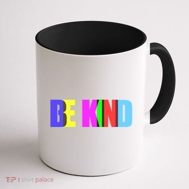 Be Kind Colorful Anti Bully Coffee Mug back