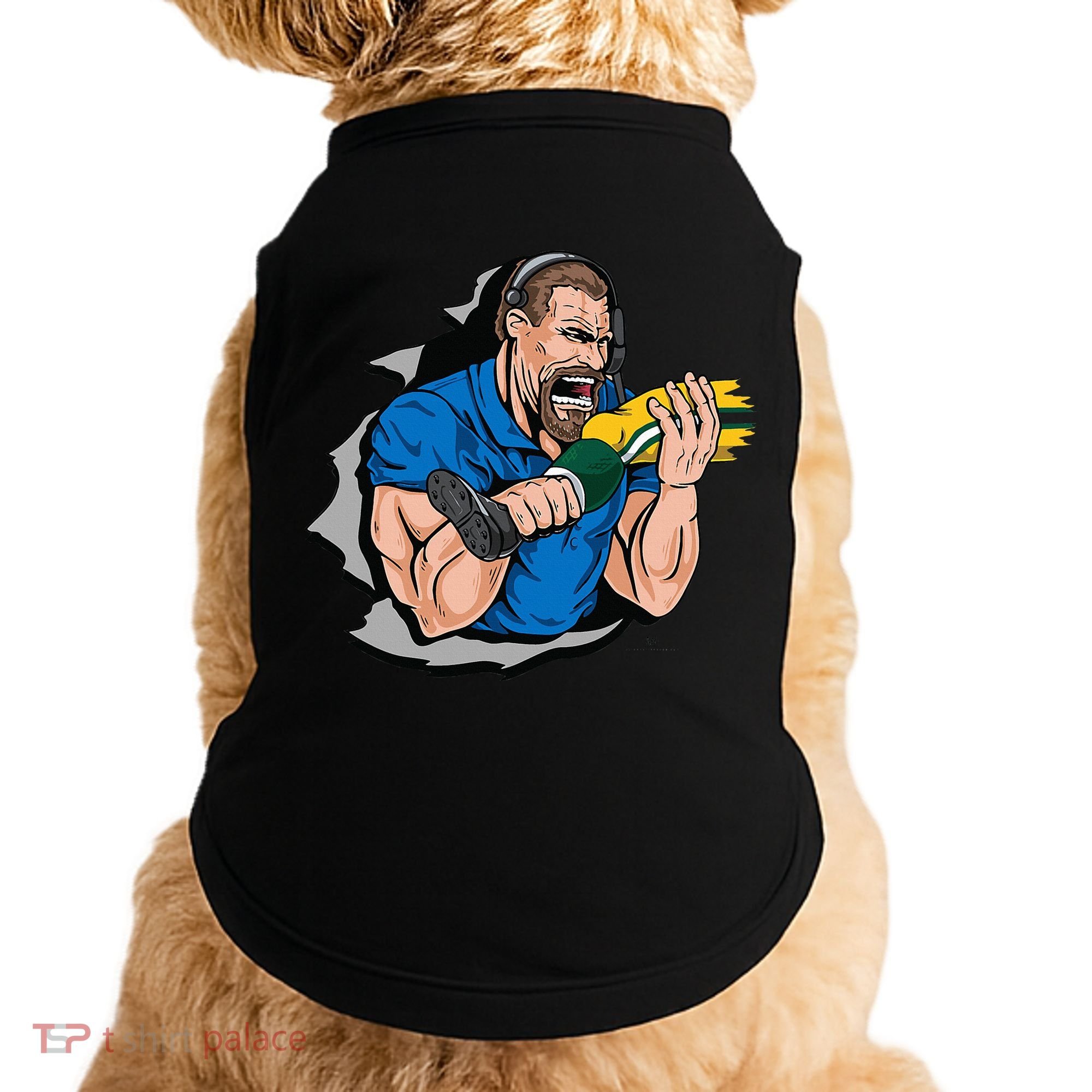 Biting Knee Caps Doggie Tank