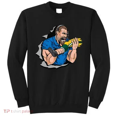 Biting Knee Caps Sweatshirt