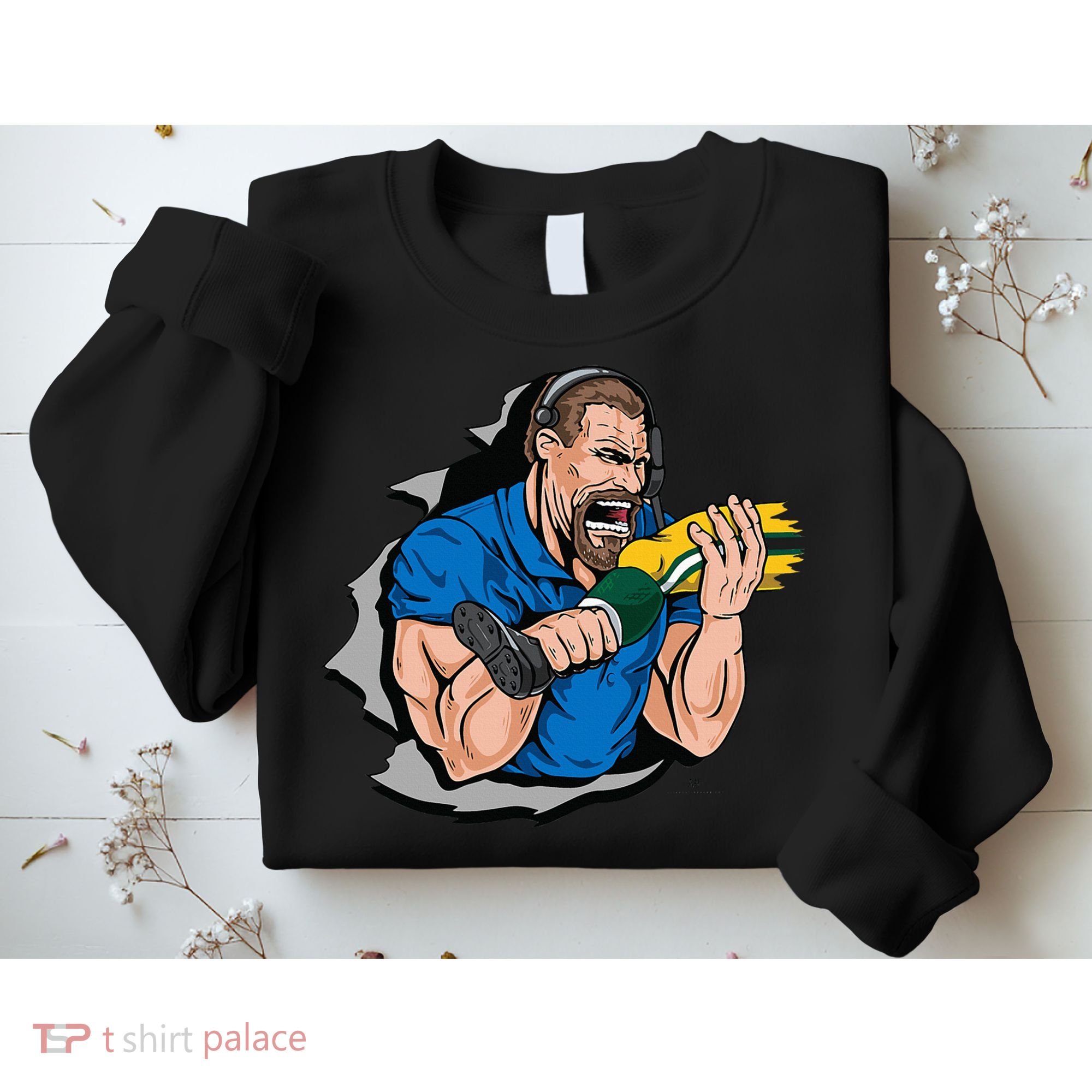 Biting Knee Caps Sweatshirt
