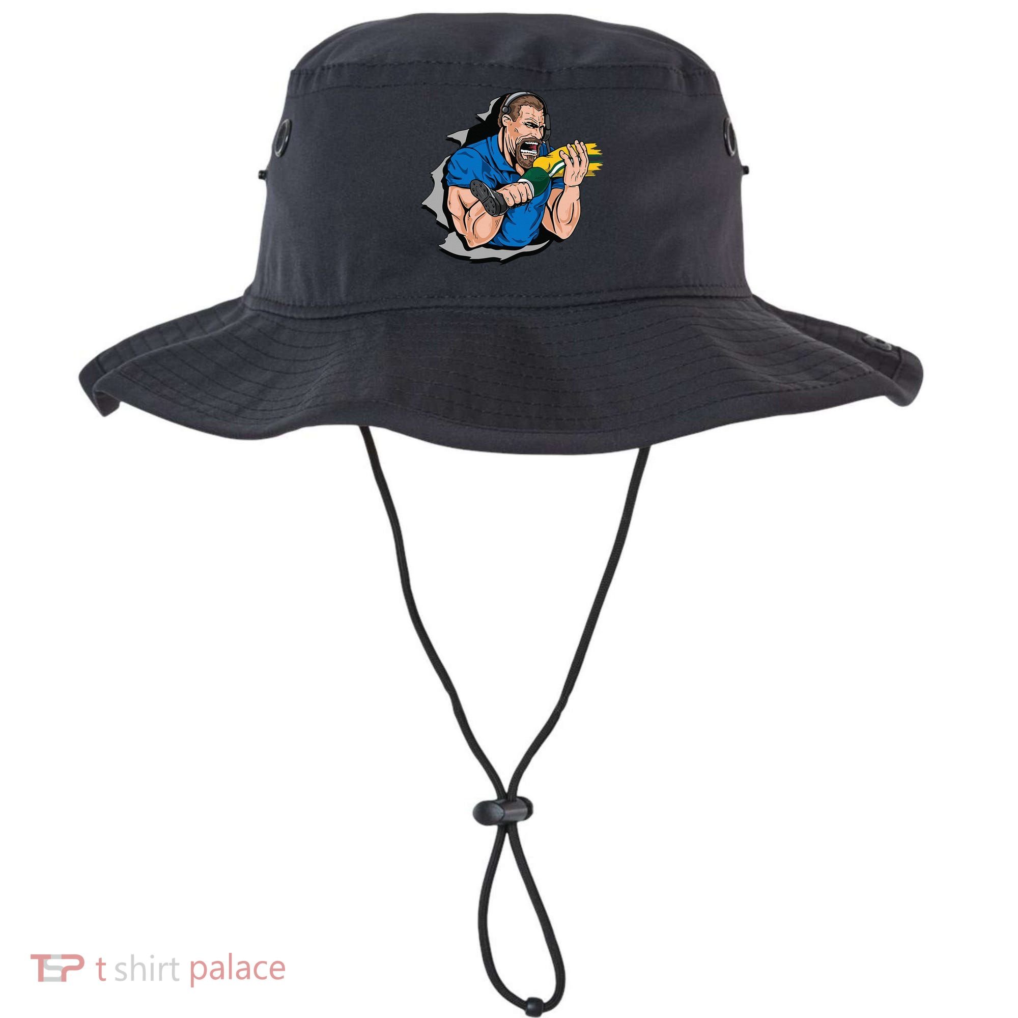 Biting Knee Caps Bucket Hat