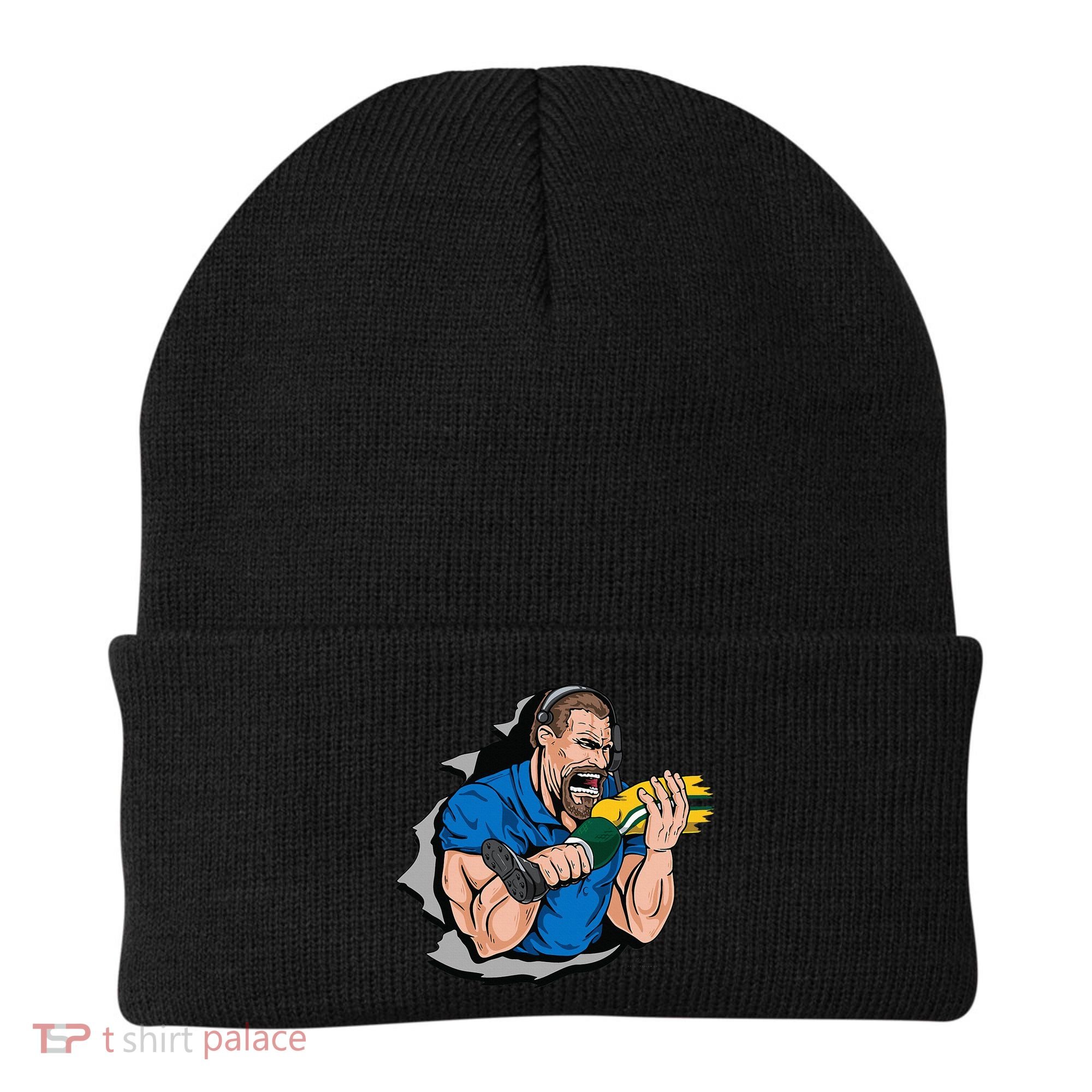 Biting Knee Caps Beanie
