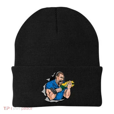 Biting Knee Caps Beanie