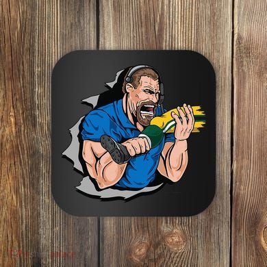 Biting Knee Caps Coaster