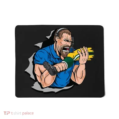 Biting Knee Caps Mousepad
