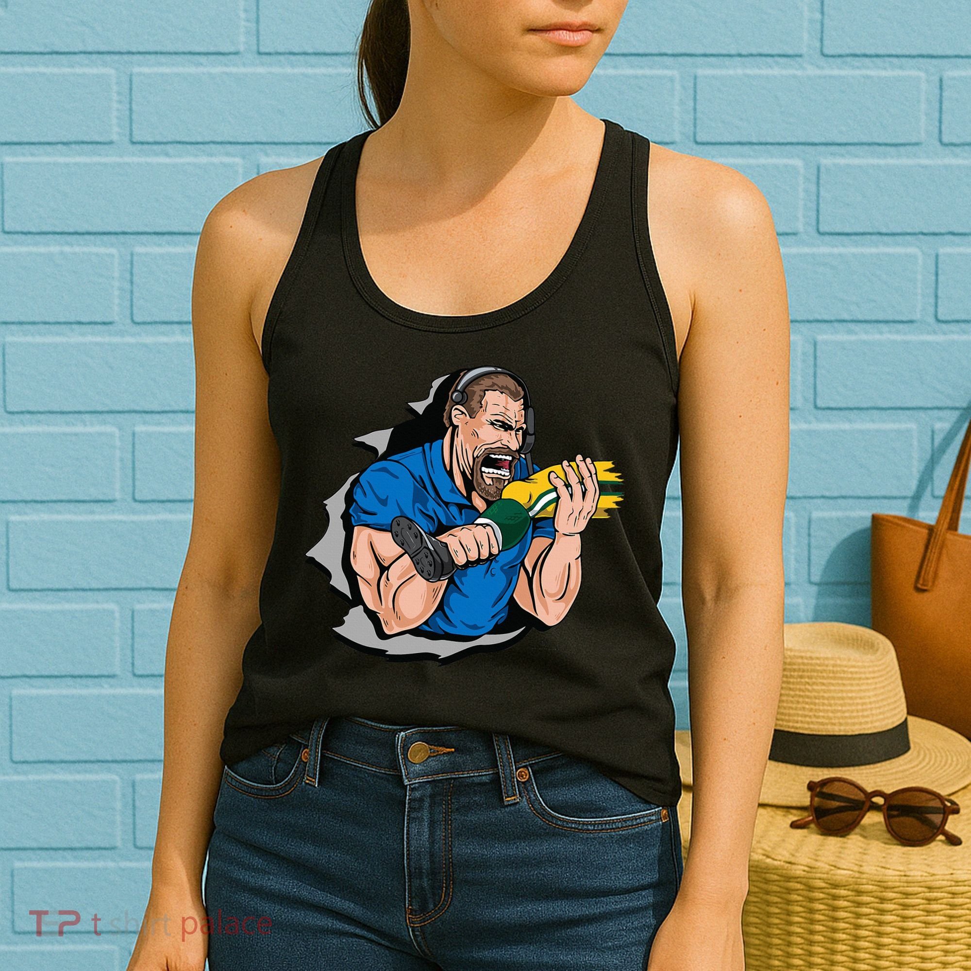 Biting Knee Caps Women's Tank Top