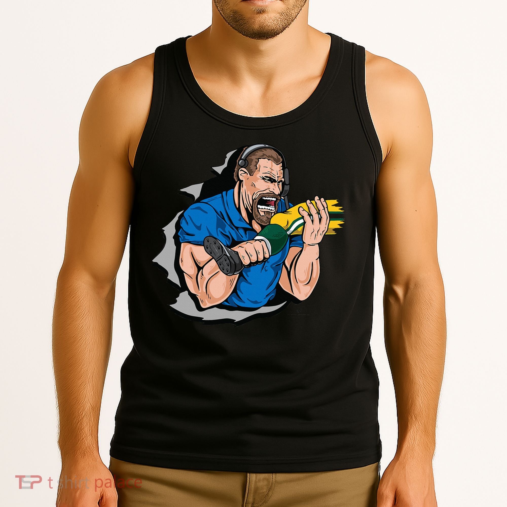 Biting Knee Caps Tank Top