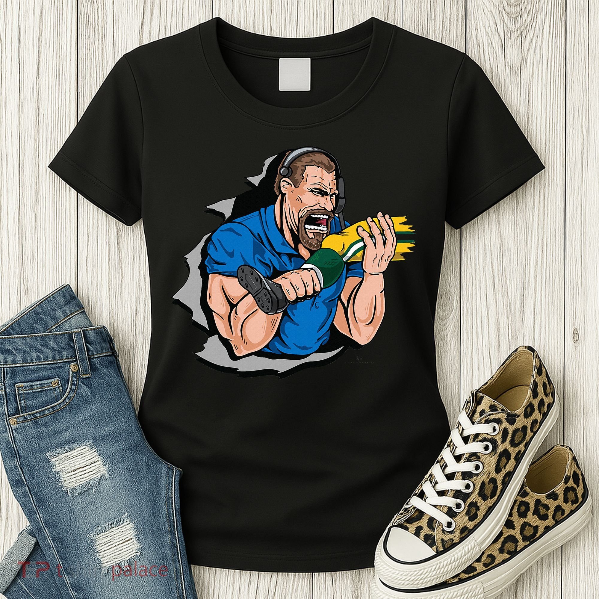 Biting Knee Caps Women's T-Shirt