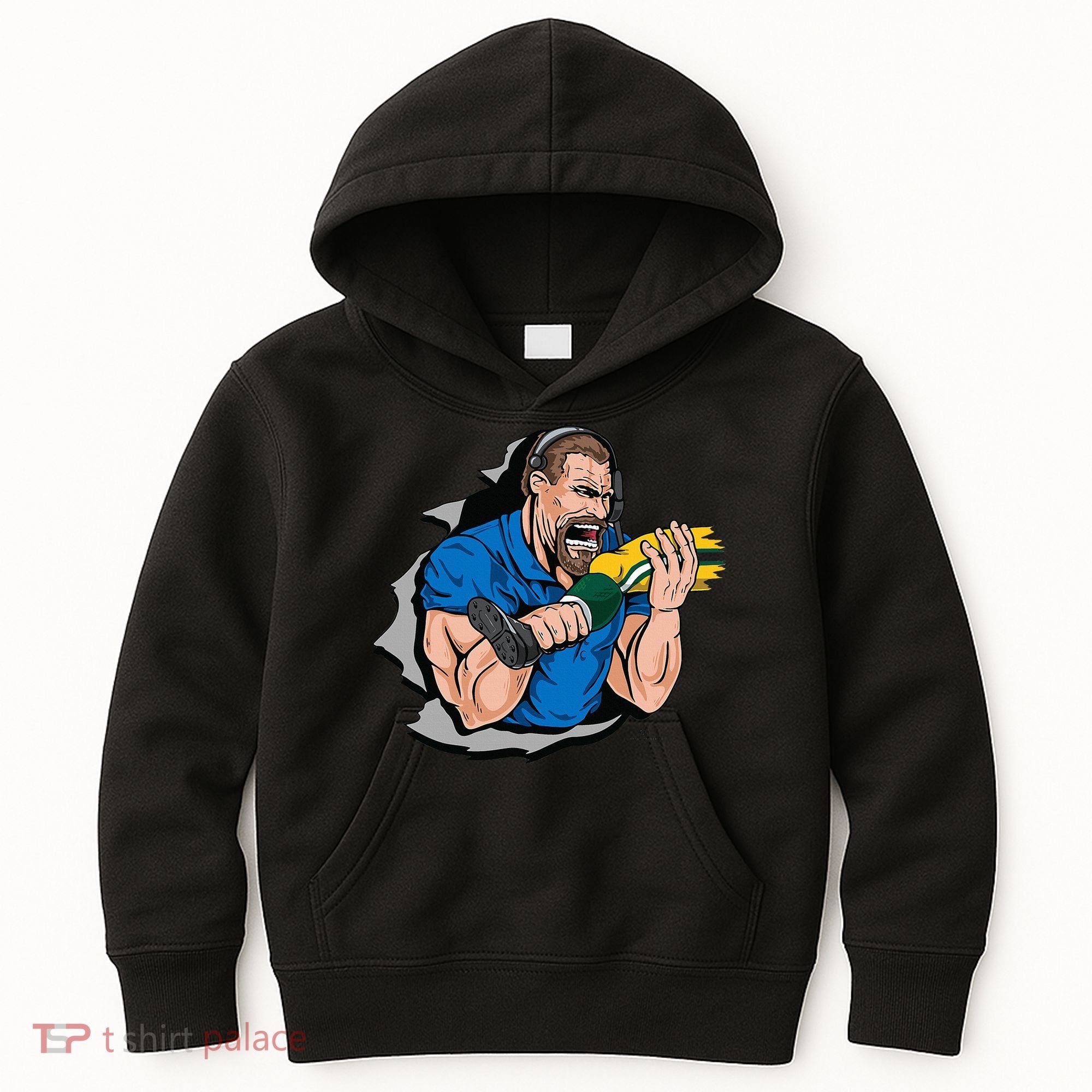 Biting Knee Caps Kids Hoodie