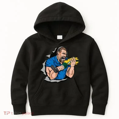 Biting Knee Caps Kids Hoodie