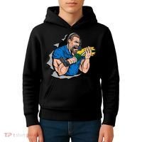 Biting Knee Caps Kids Hoodie thumb 4