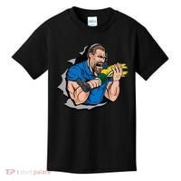 Biting Knee Caps Kids T-Shirt thumb 0