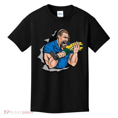 Biting Knee Caps Kids T-Shirt