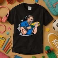 Biting Knee Caps Kids T-Shirt thumb 3