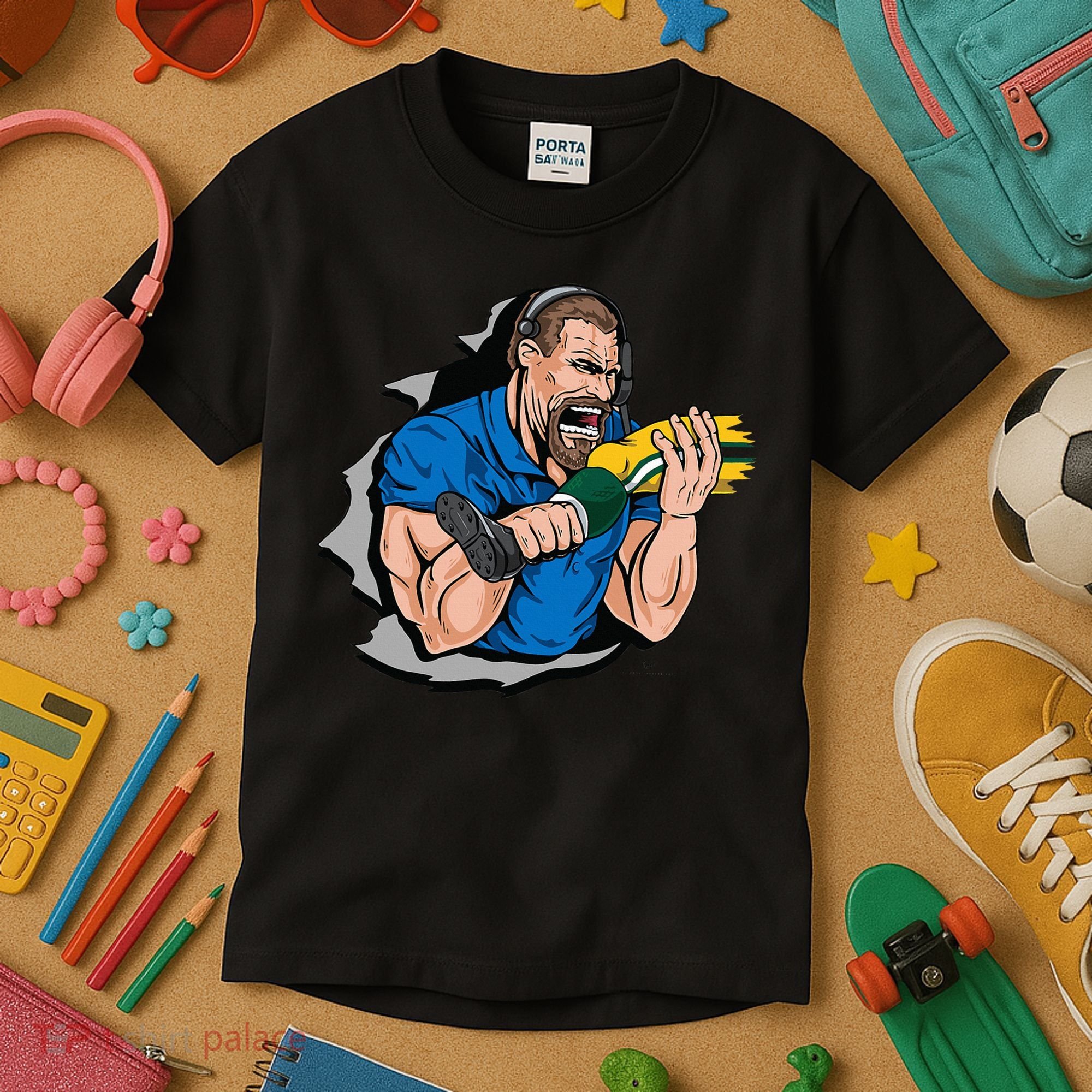 Biting Knee Caps Kids T-Shirt