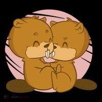 Beavers Kissing Cute Gift Coffee Mug thumb 5