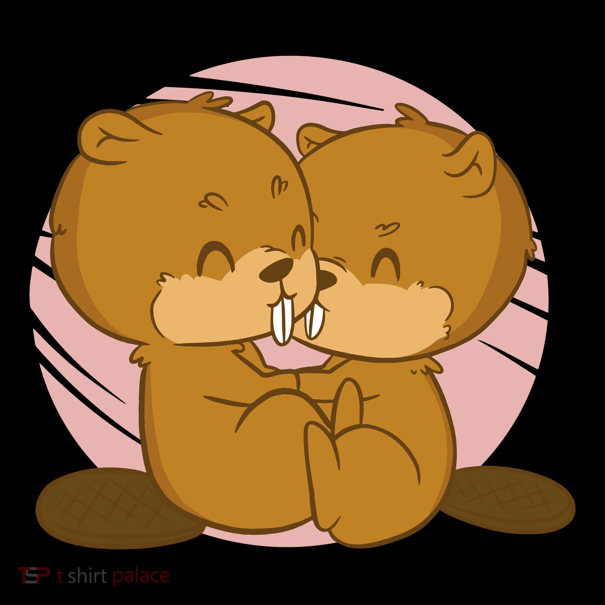 Beavers Kissing Cute Gift Coffee Mug