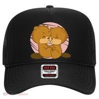 Beavers Kissing Cute Gift Hat thumb 0