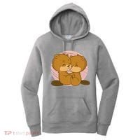 Beavers Kissing Cute Gift Women's Hoodie thumb 0