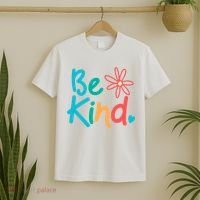 Be Kind Cute Colorful Gift T-Shirt thumb 2