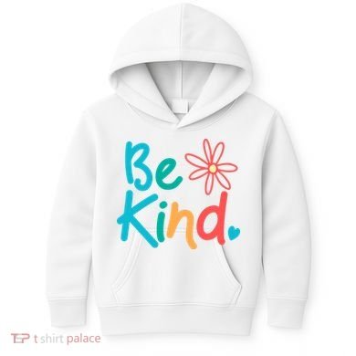 Be Kind Cute Colorful Gift Kids Hoodie