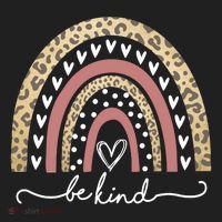 Be Kind Cute Leopard Rainbow Women's Sweatshirt thumb 2