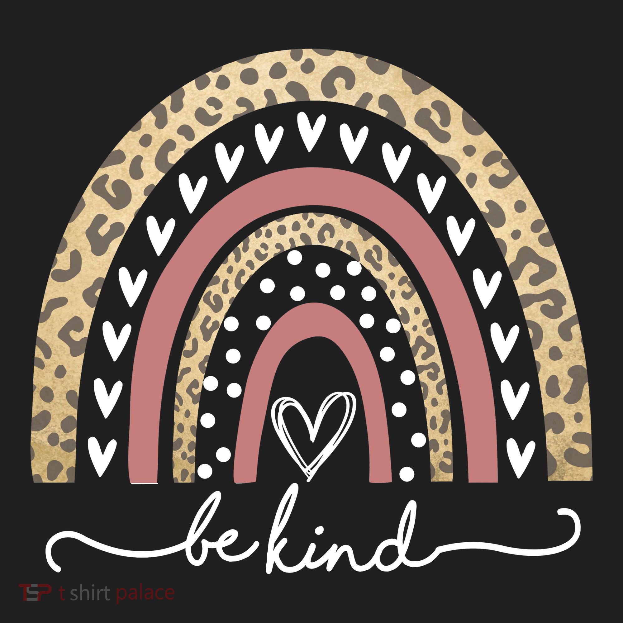 Be Kind Cute Leopard Rainbow Women's Sweatshirt
