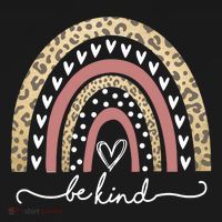 Be Kind Cute Leopard Rainbow Pajama Set thumb 2