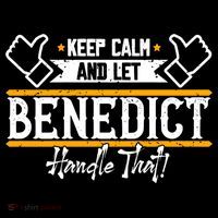 Benedict Keep Calm And Let Benedict Handle That Meaningful Gift Bucket Hat thumb 4