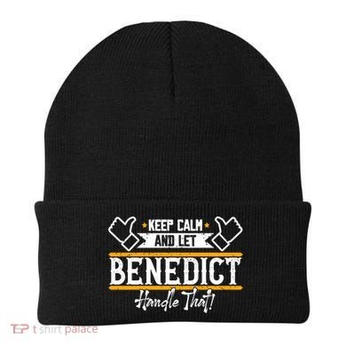 Benedict Keep Calm And Let Benedict Handle That Meaningful Gift Beanie