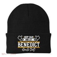Benedict Keep Calm And Let Benedict Handle That Meaningful Gift Beanie thumb 0