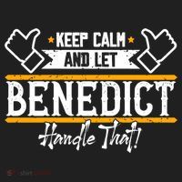Benedict Keep Calm And Let Benedict Handle That Meaningful Gift Beanie thumb 2