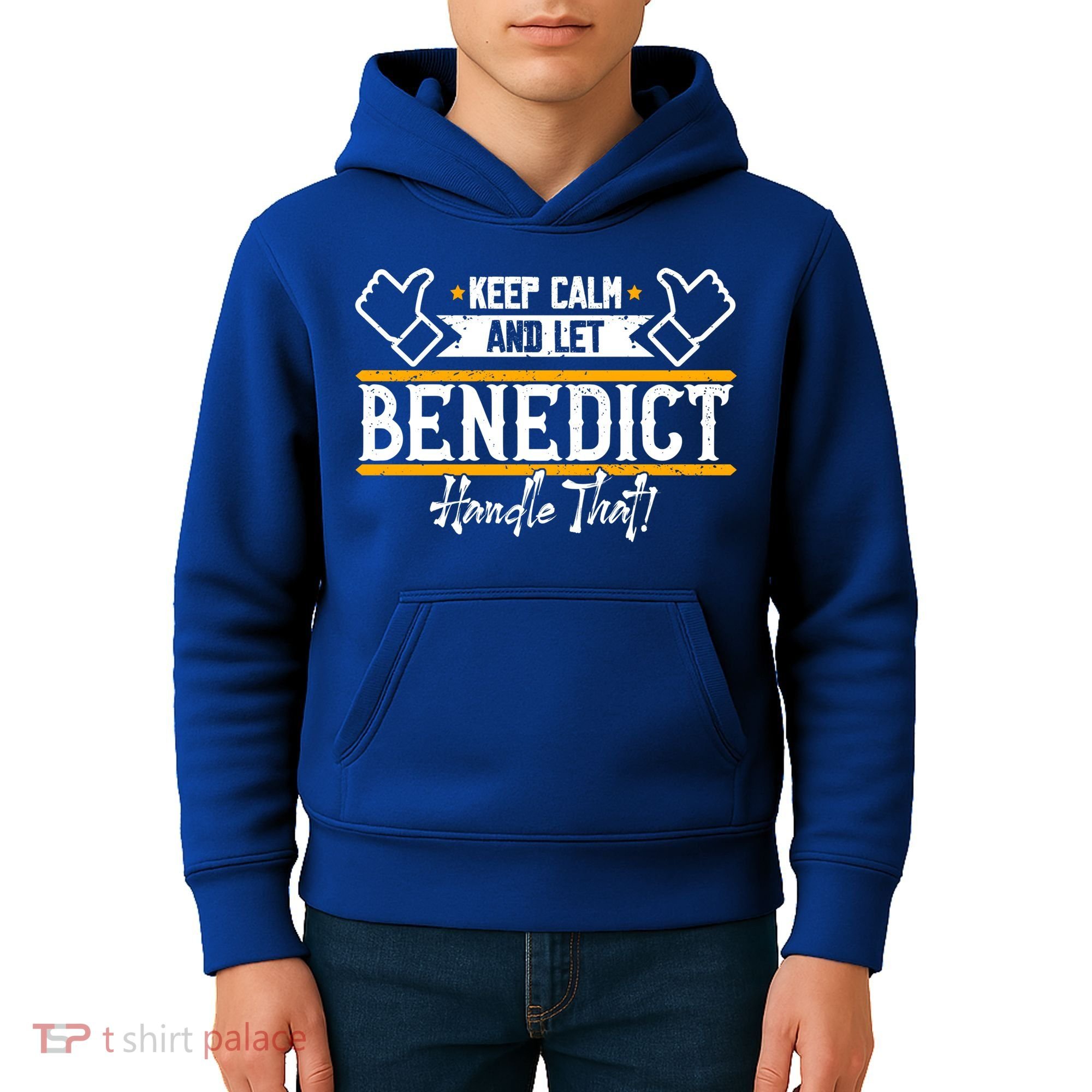 Benedict Keep Calm And Let Benedict Handle That Meaningful Gift Kids Hoodie