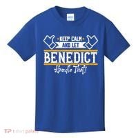 Benedict Keep Calm And Let Benedict Handle That Meaningful Gift Kids T-Shirt thumb 0