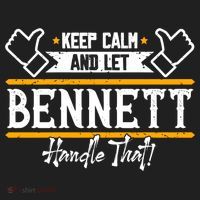 Bennett Keep Calm And Let Bennett Handle That Gift Beanie thumb 2