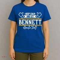 Bennett Keep Calm And Let Bennett Handle That Gift T-Shirt thumb 4