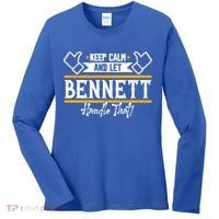 Bennett Keep Calm And Let Bennett Handle That Gift Women's Long Sleeve Shirt thumb 0