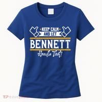 Bennett Keep Calm And Let Bennett Handle That Gift Women's T-Shirt thumb 0