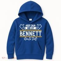 Bennett Keep Calm And Let Bennett Handle That Gift Kids Hoodie thumb 0