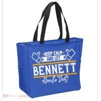 Bennett Keep Calm And Let Bennett Handle That Gift Tote Bag thumb 2