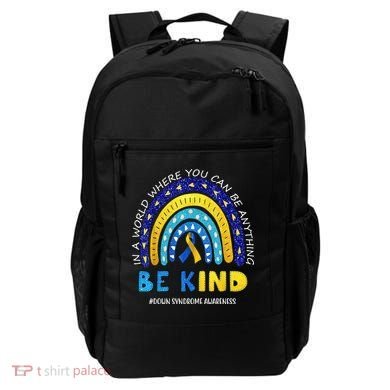 Be Kind Down Syndrome Awareness Rainbow Backpack